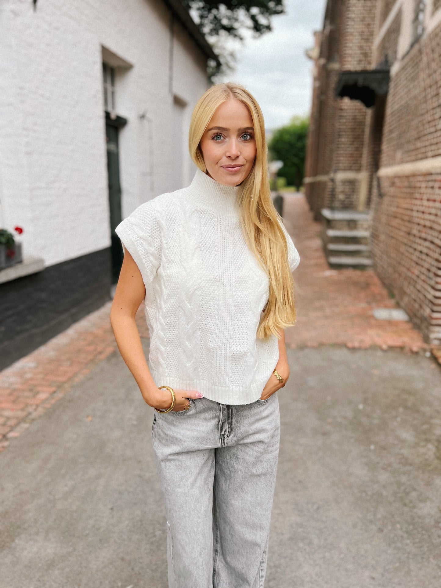 Knit Zoë - Ecru