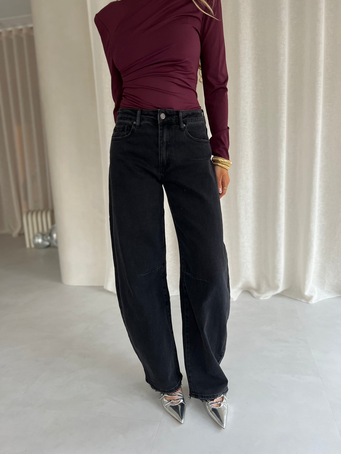 Jeans Balloon - Zwart