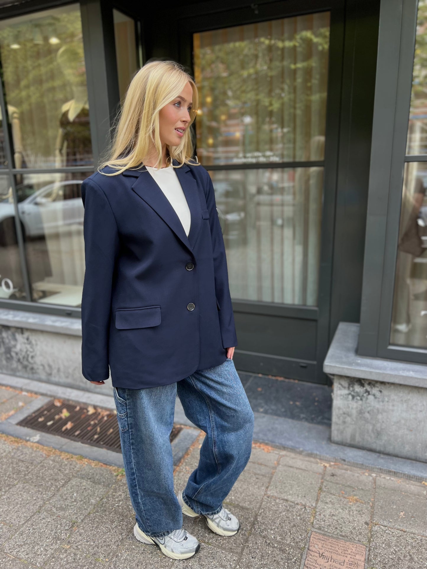 Blazer Split - Navy