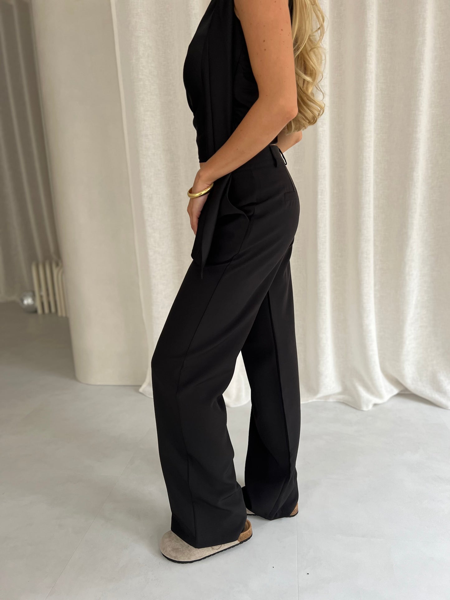 Broek Low Waist - Zwart