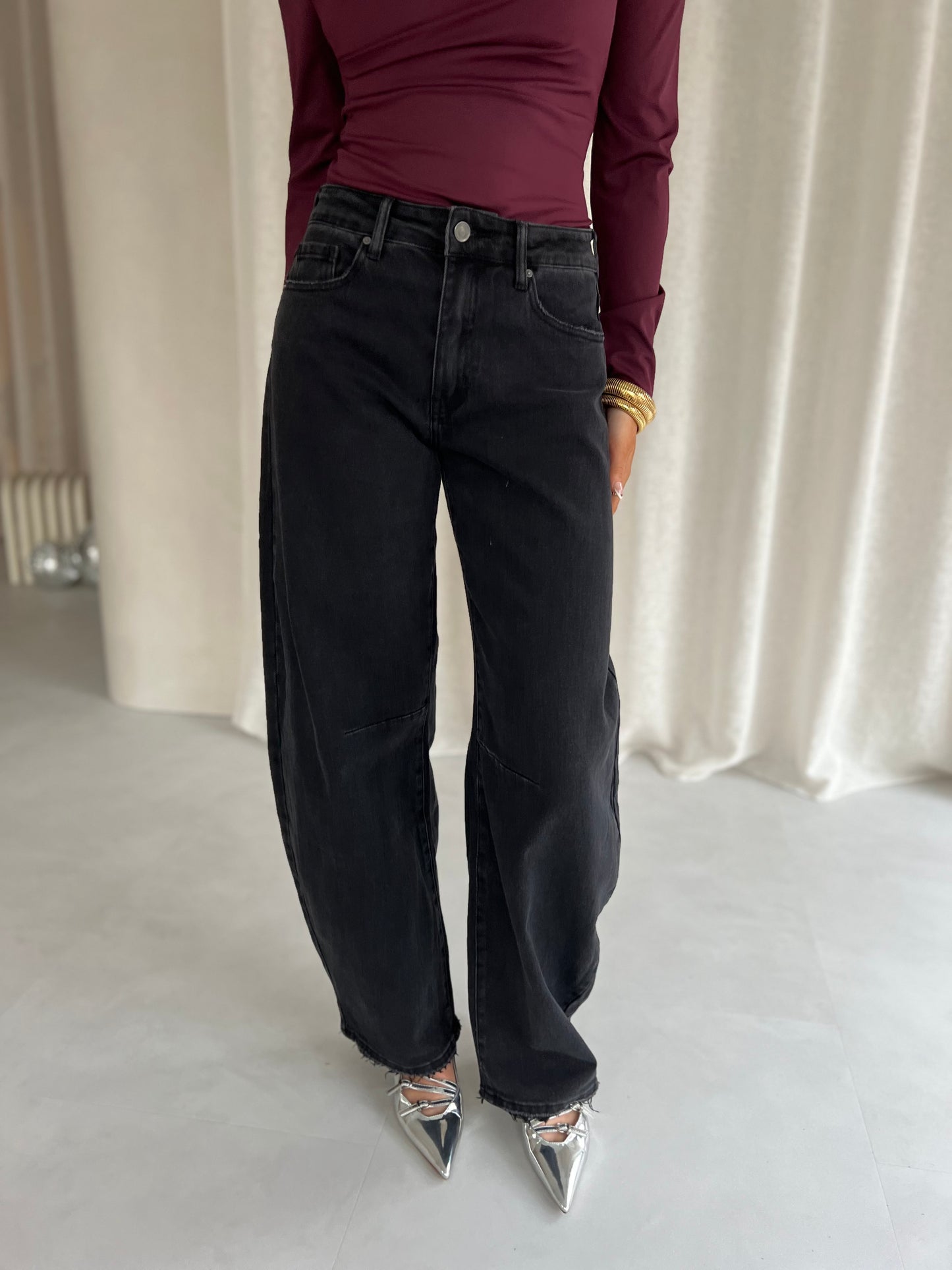 Jeans Balloon - Zwart