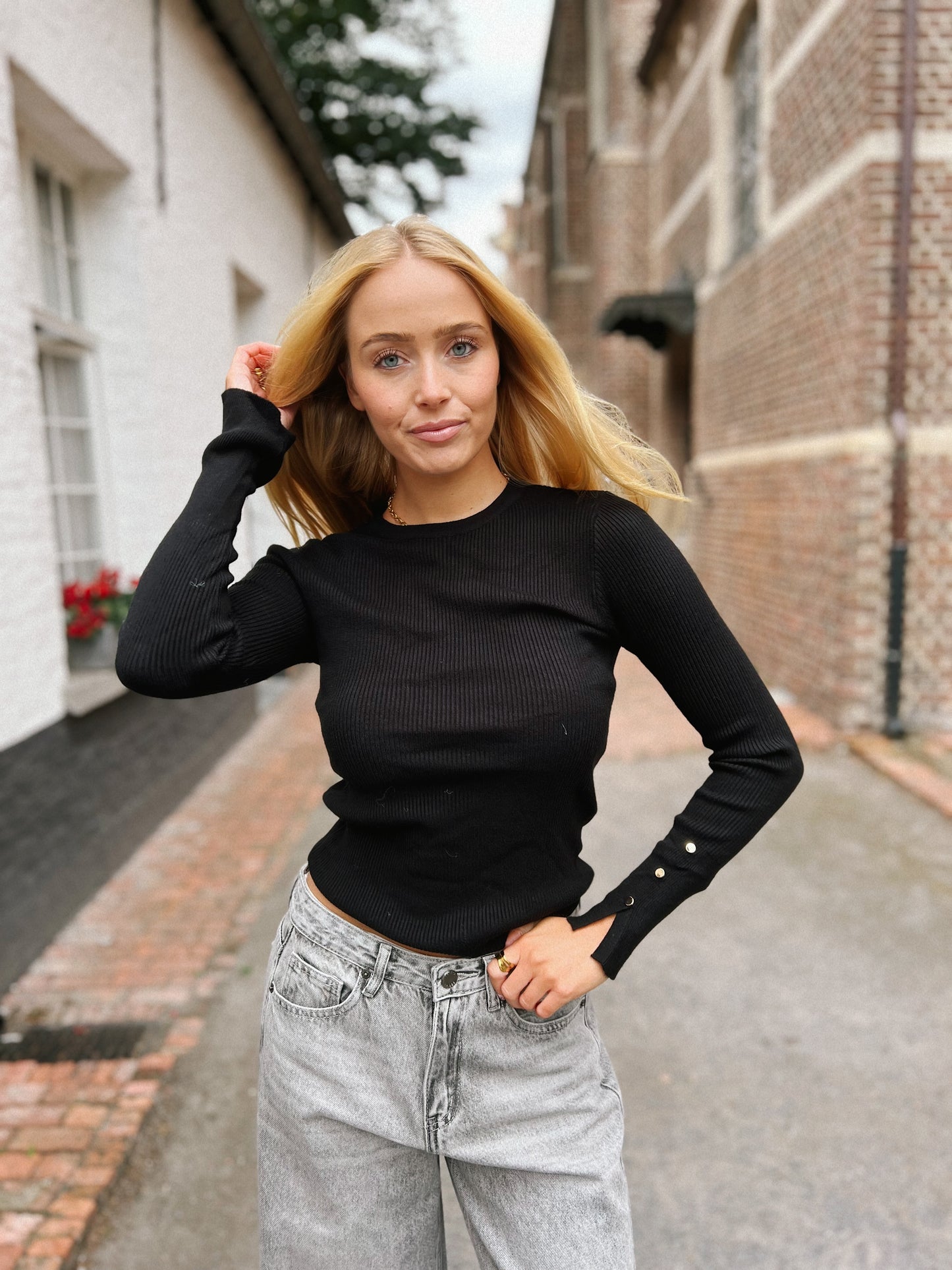 Top Sanne - Zwart