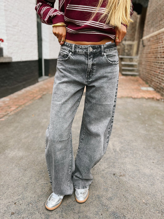 Jeans Balloon - Grijs