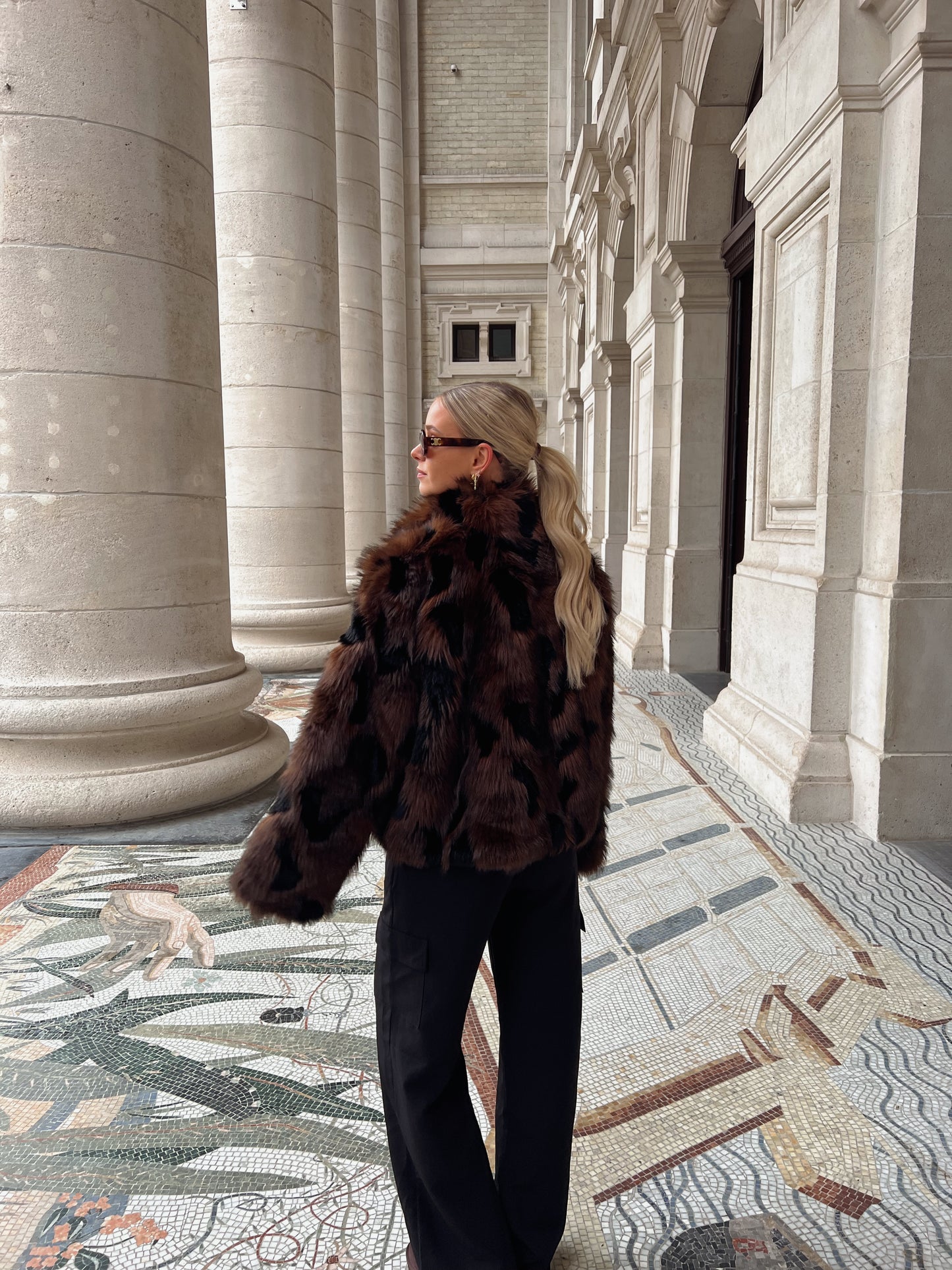 Jas Moranne - Bruin/zwart