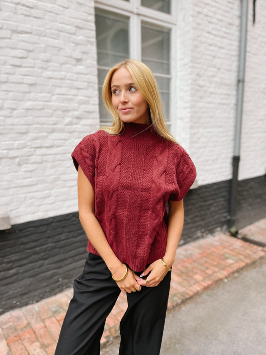 Knit Zoë - Bordeaux