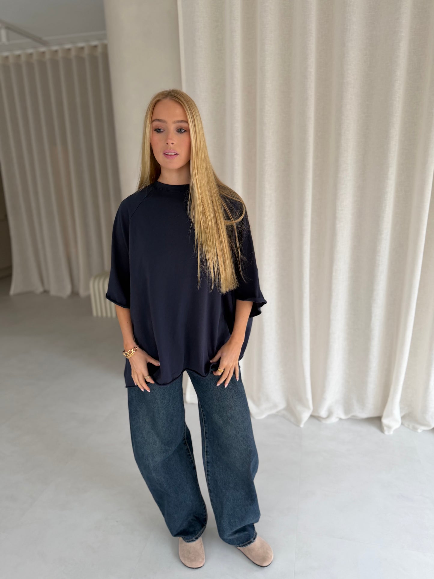 Shirt Oversized - Navy