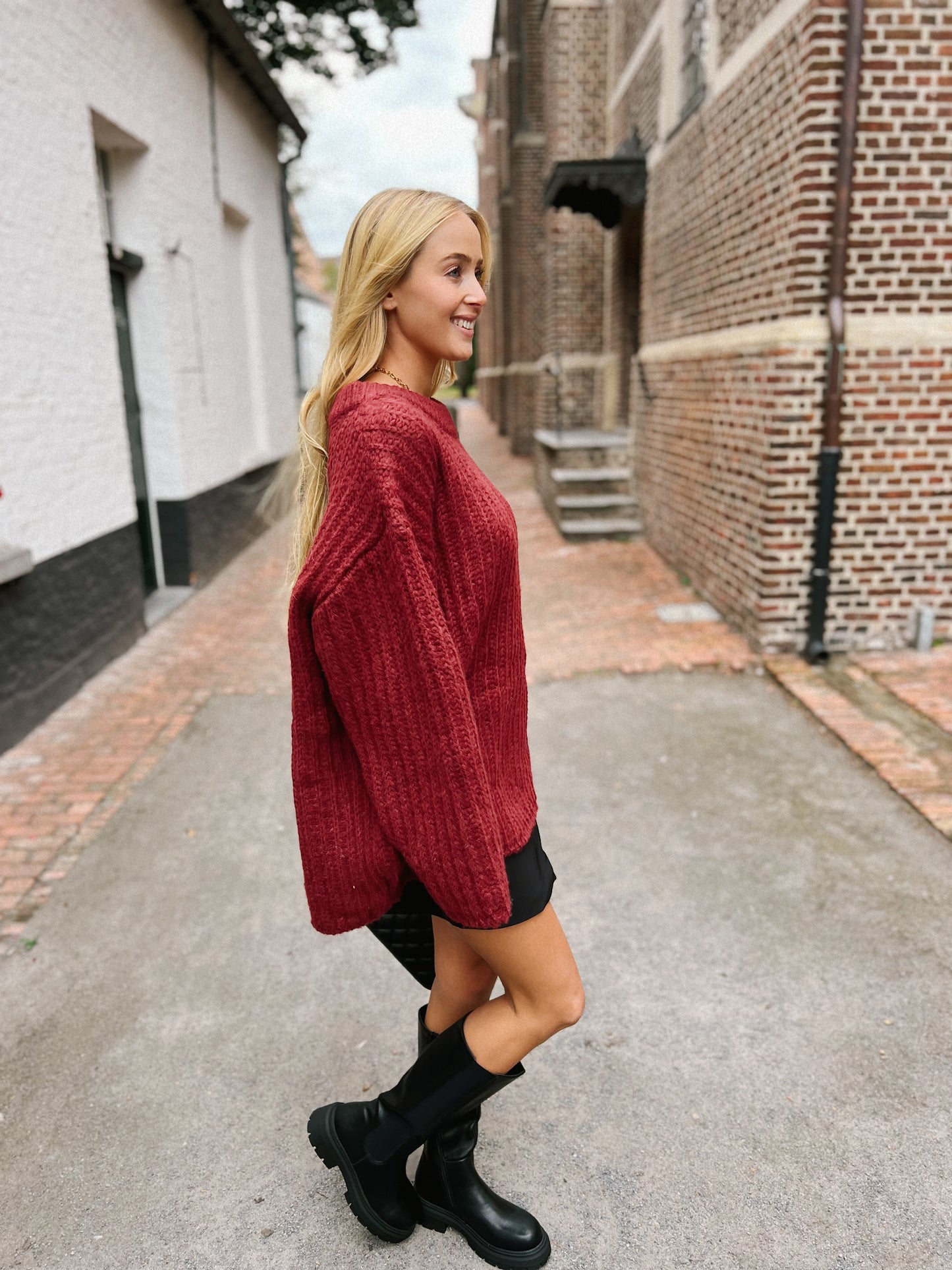 Trui Oversized - Bordeaux