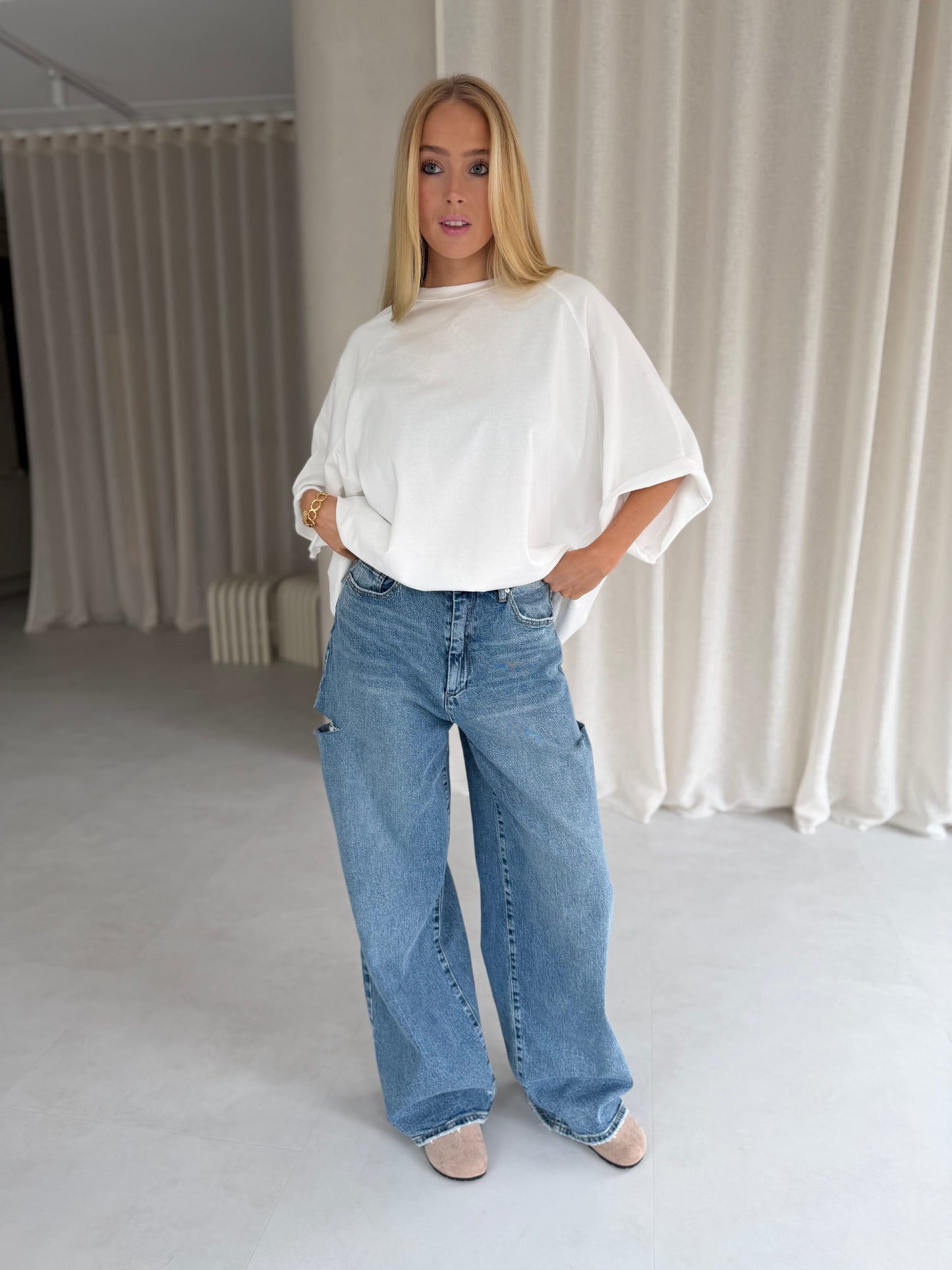 Shirt Oversized - Wit