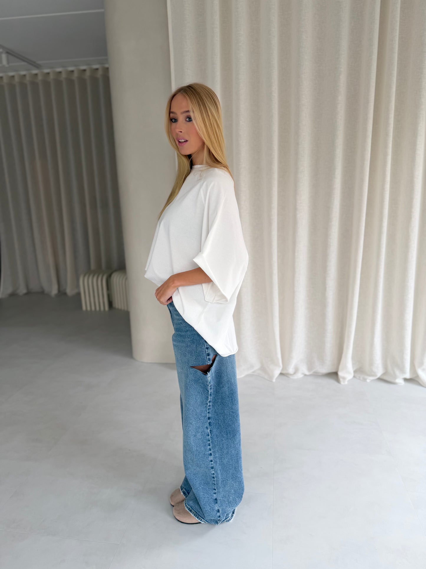 Shirt Oversized - Wit