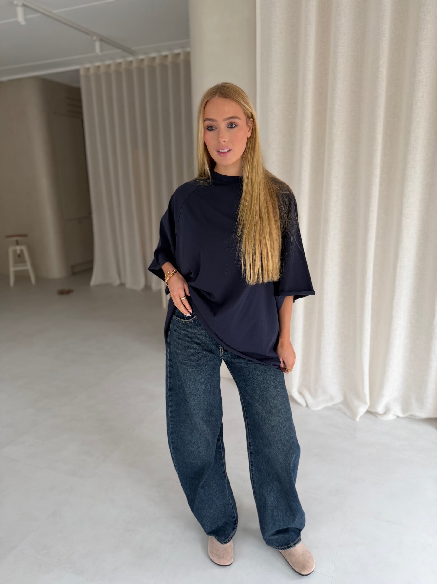 Shirt Oversized - Navy