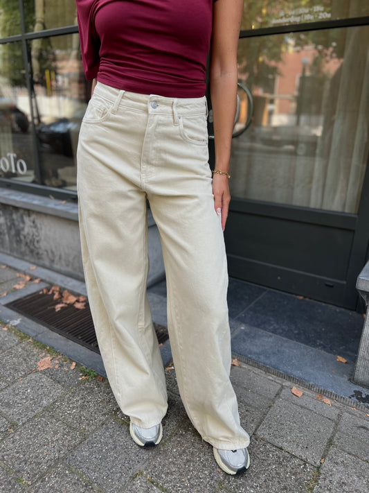 Jeans Leyla - Ecru