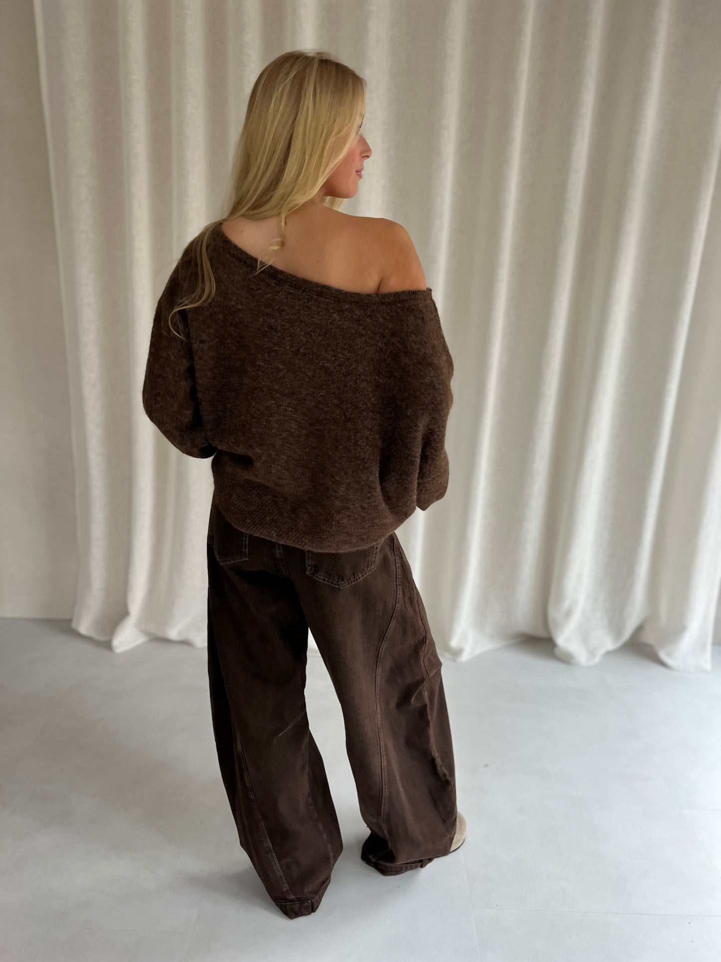 Jeans Baggy - Bruin
