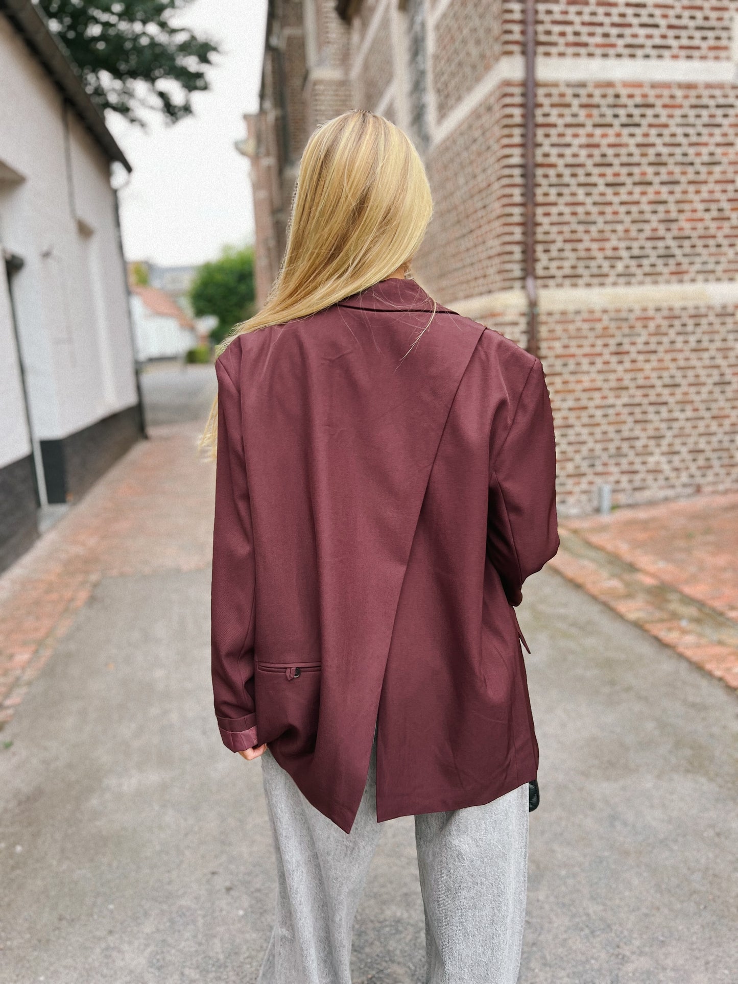 Blazer Split - Bordeaux