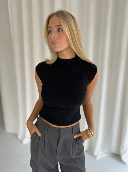 Top Magali - Zwart