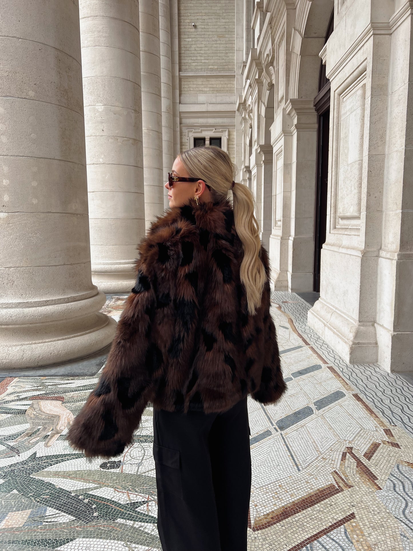 Jas Moranne - Bruin/zwart