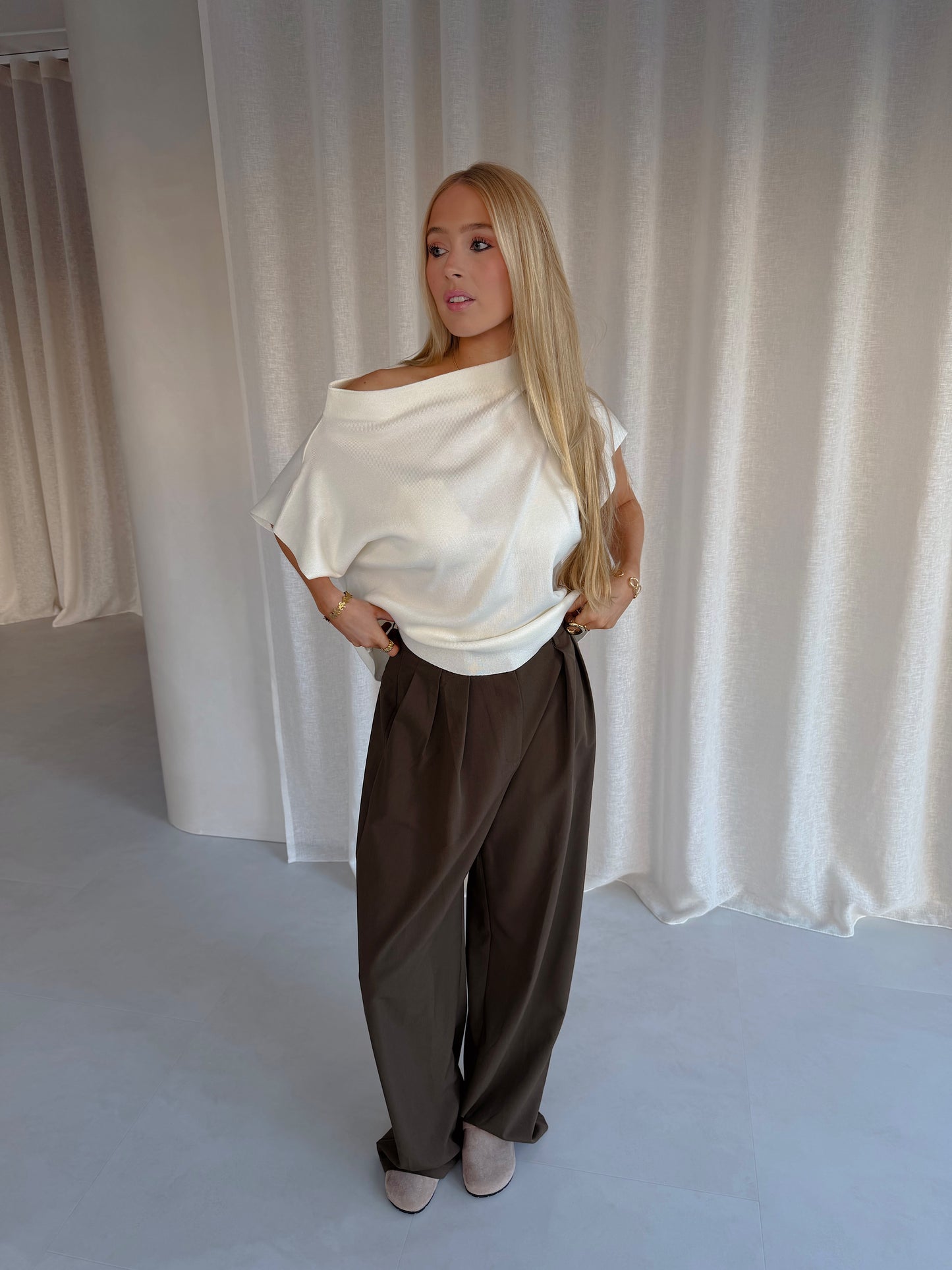 Broek Saar - Khaki