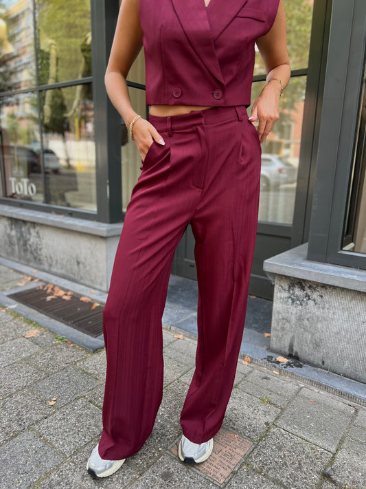 Broek Nori - Bordeaux