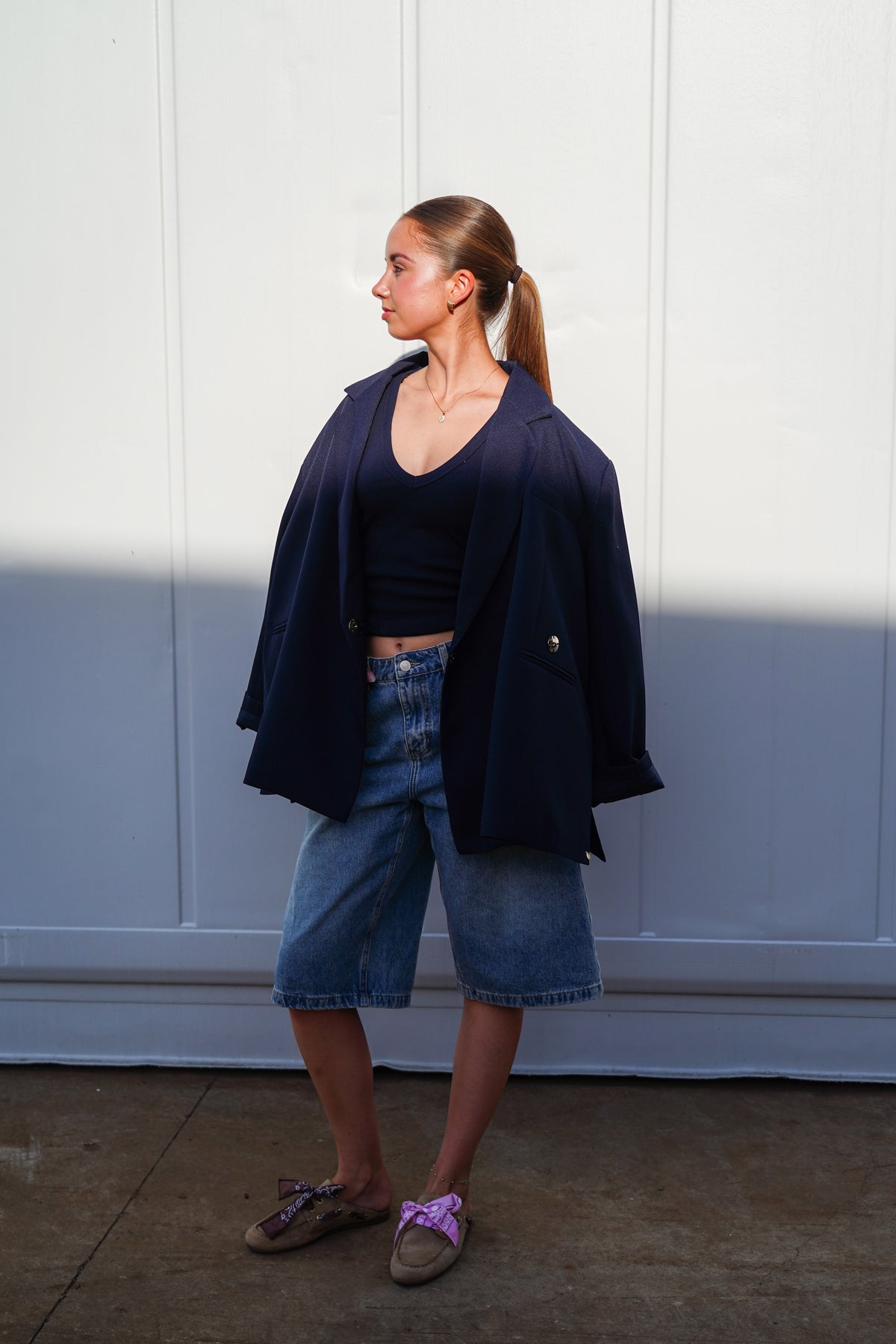 Top V - Navy