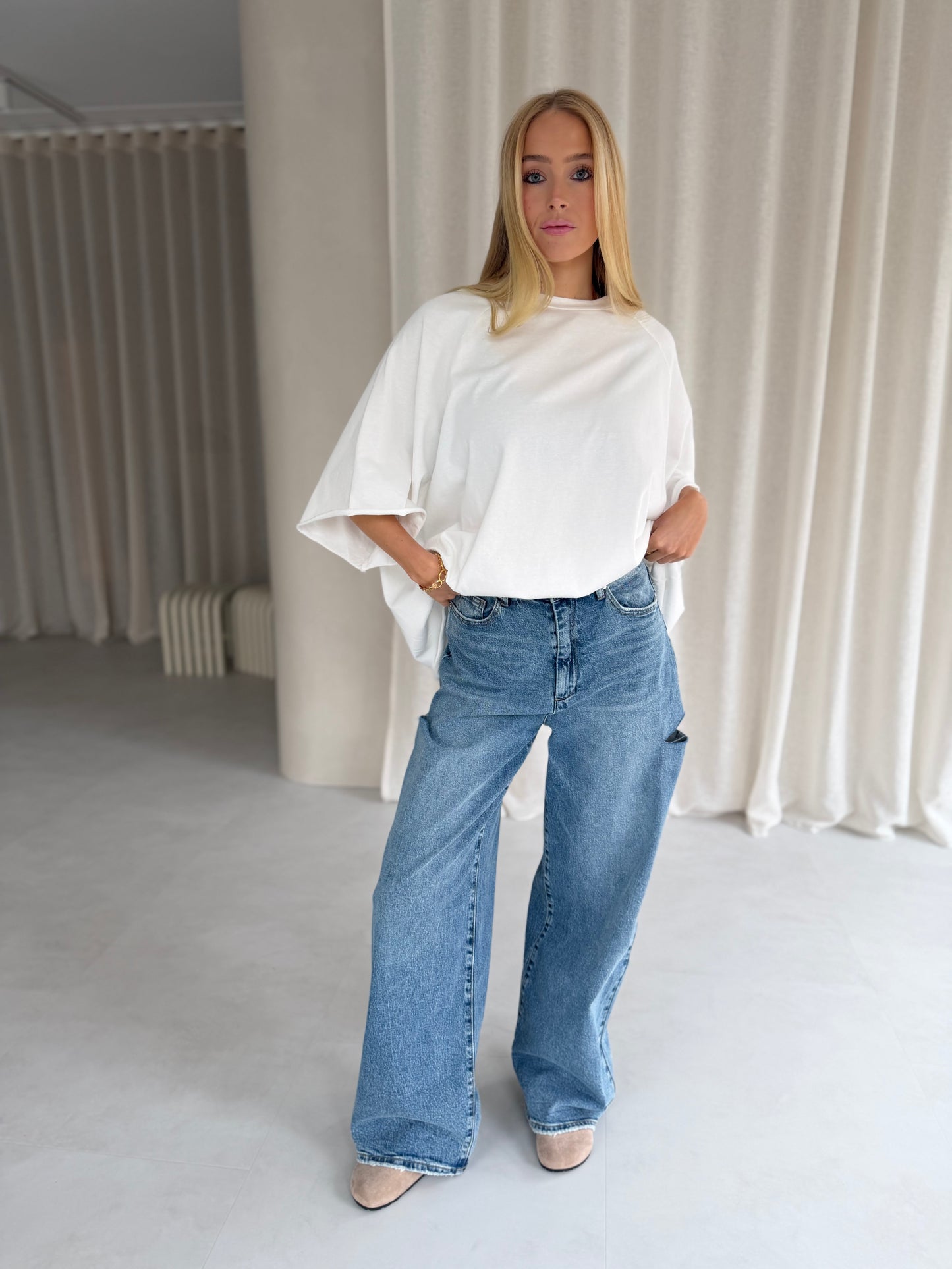 Shirt Oversized - Wit