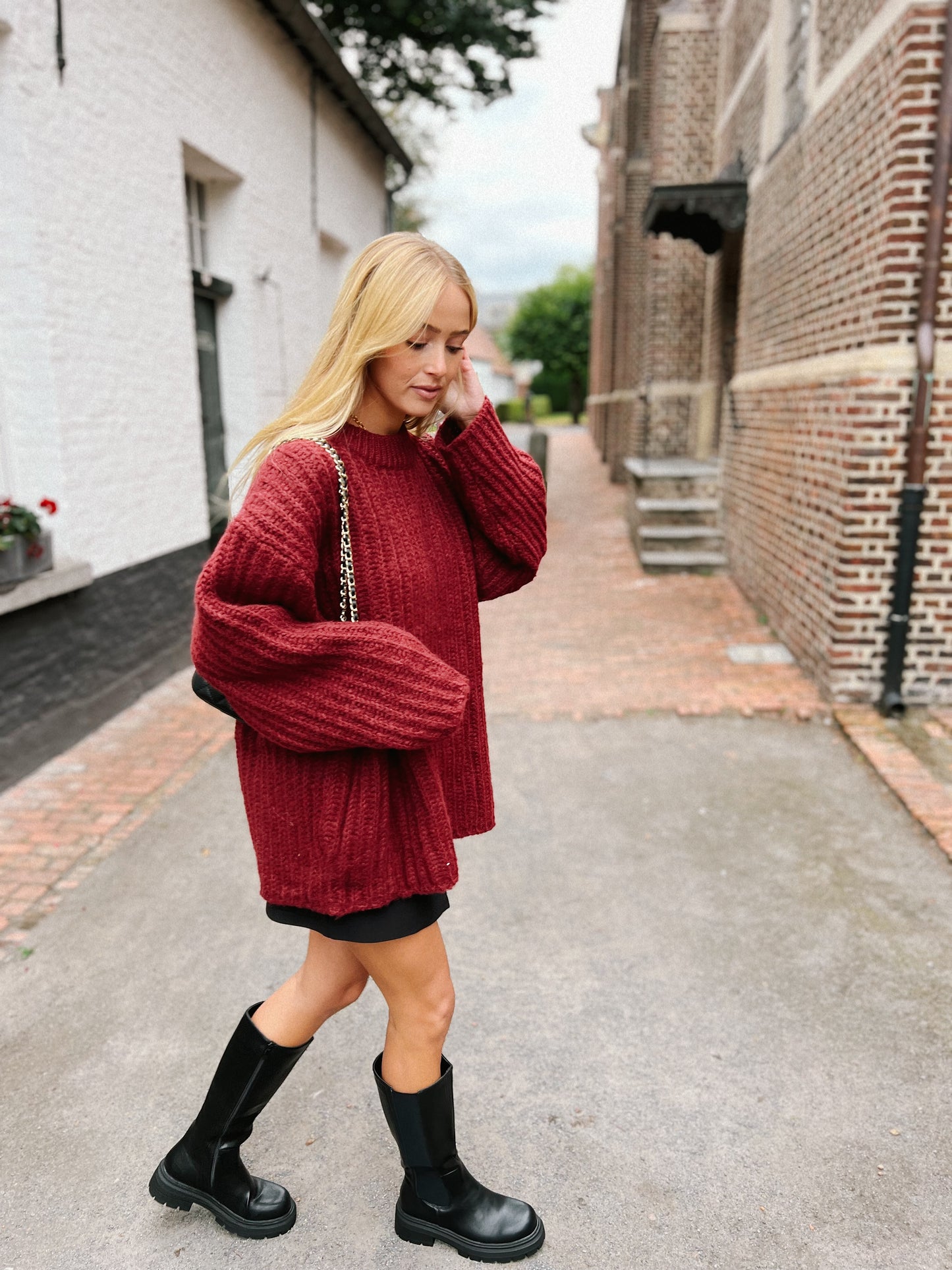 Trui Oversized - Bordeaux