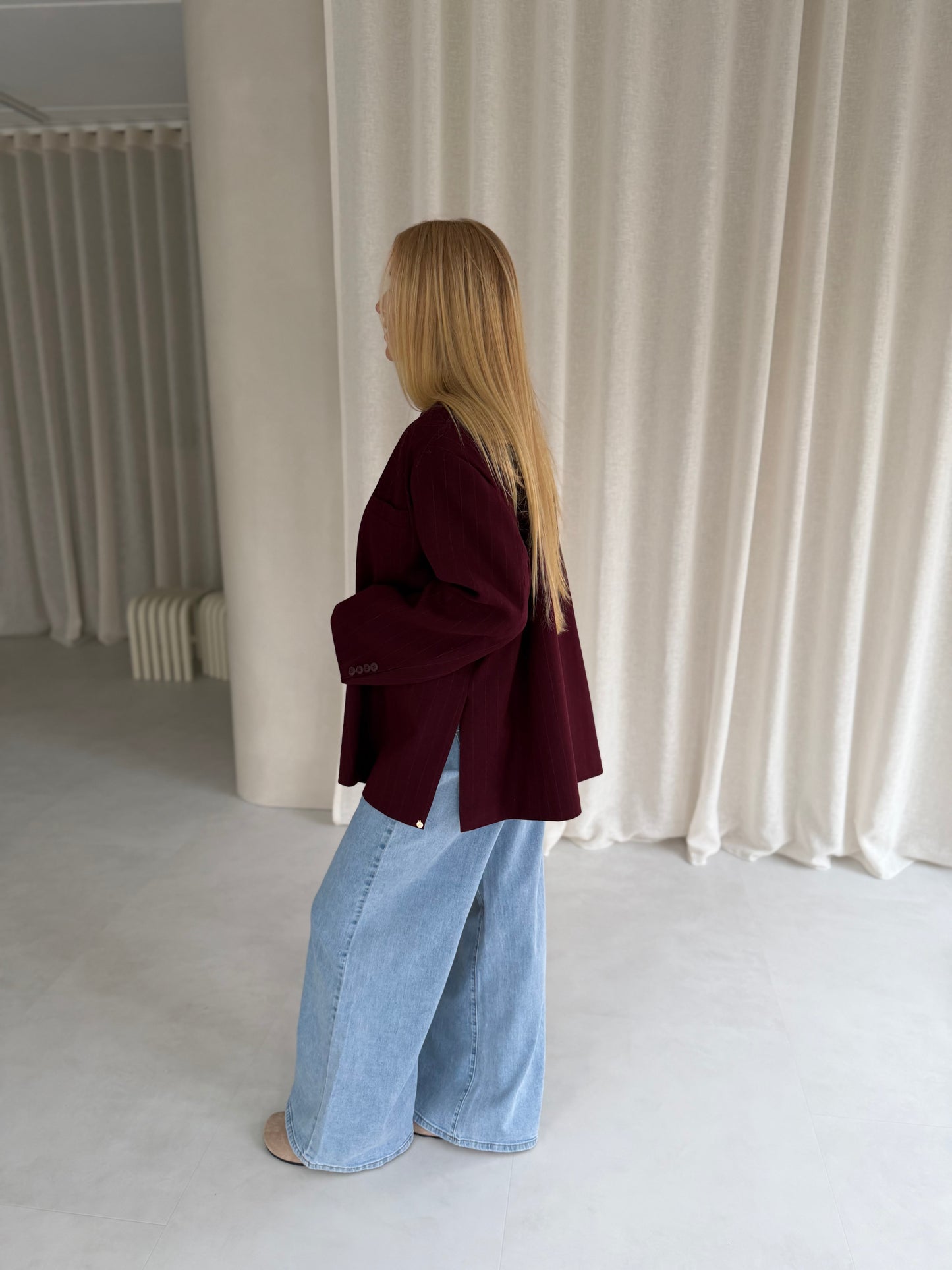 Blazer Jasmijn - red stripes