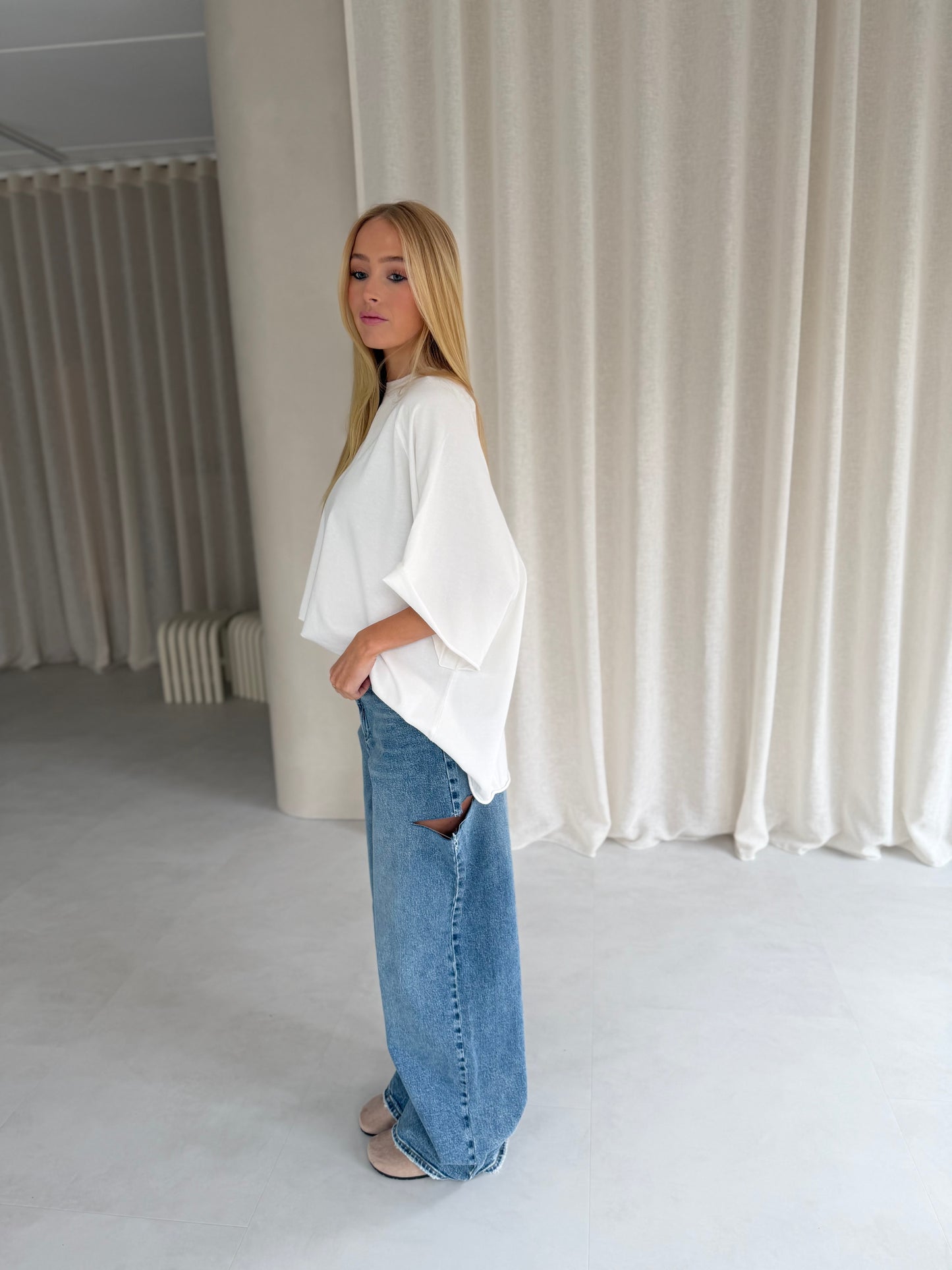 Shirt Oversized - Wit