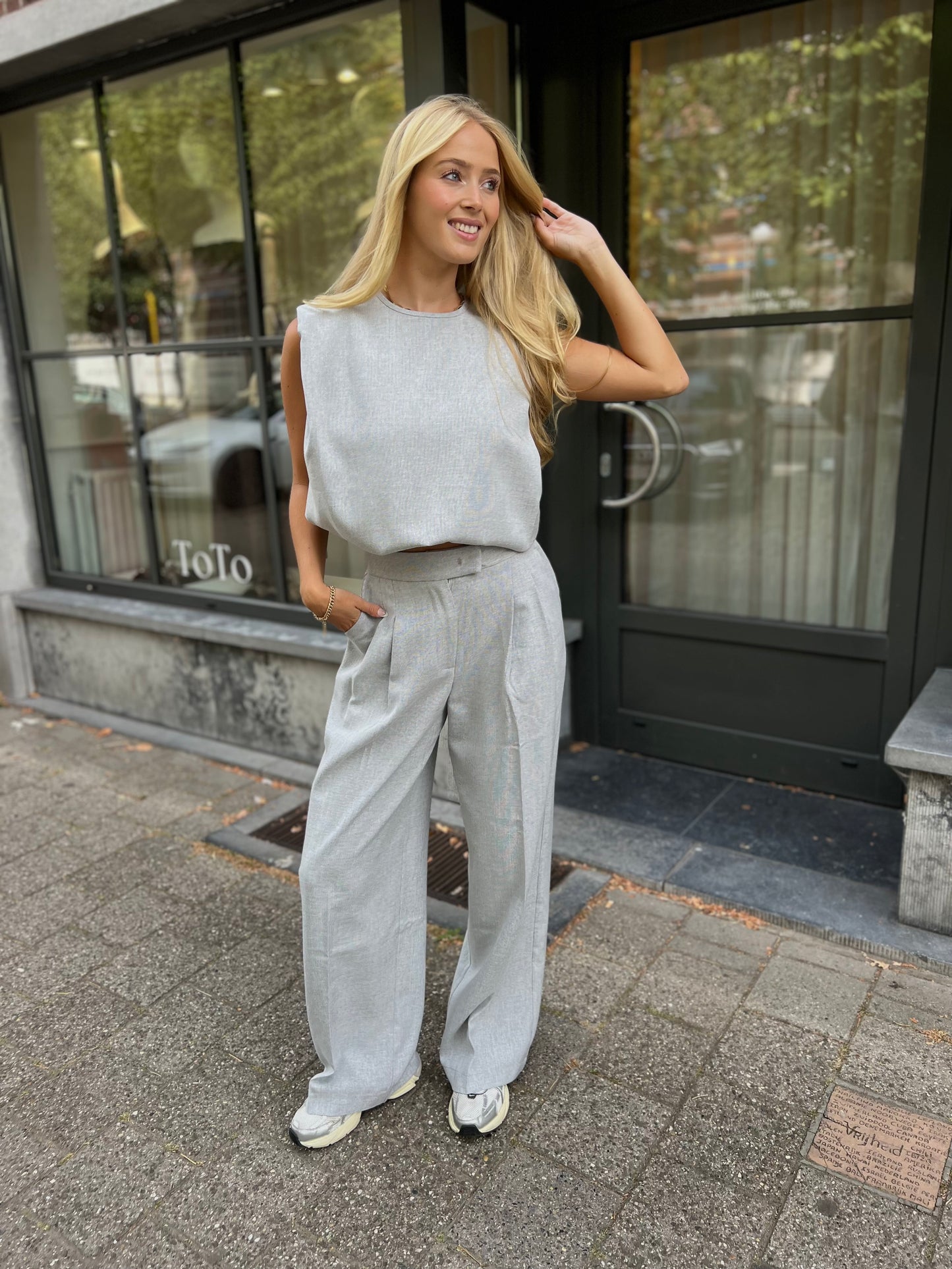 Broek Lina - Grijs