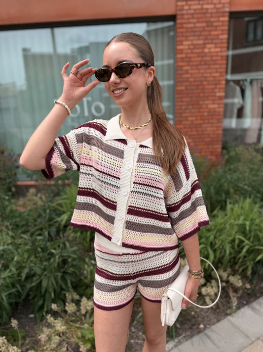 Top Crochet - Bordeaux