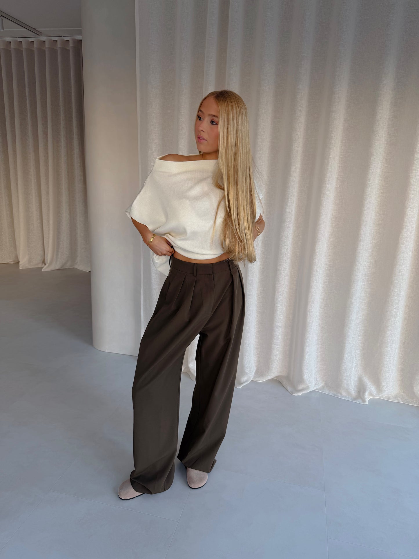 Broek Saar - Khaki