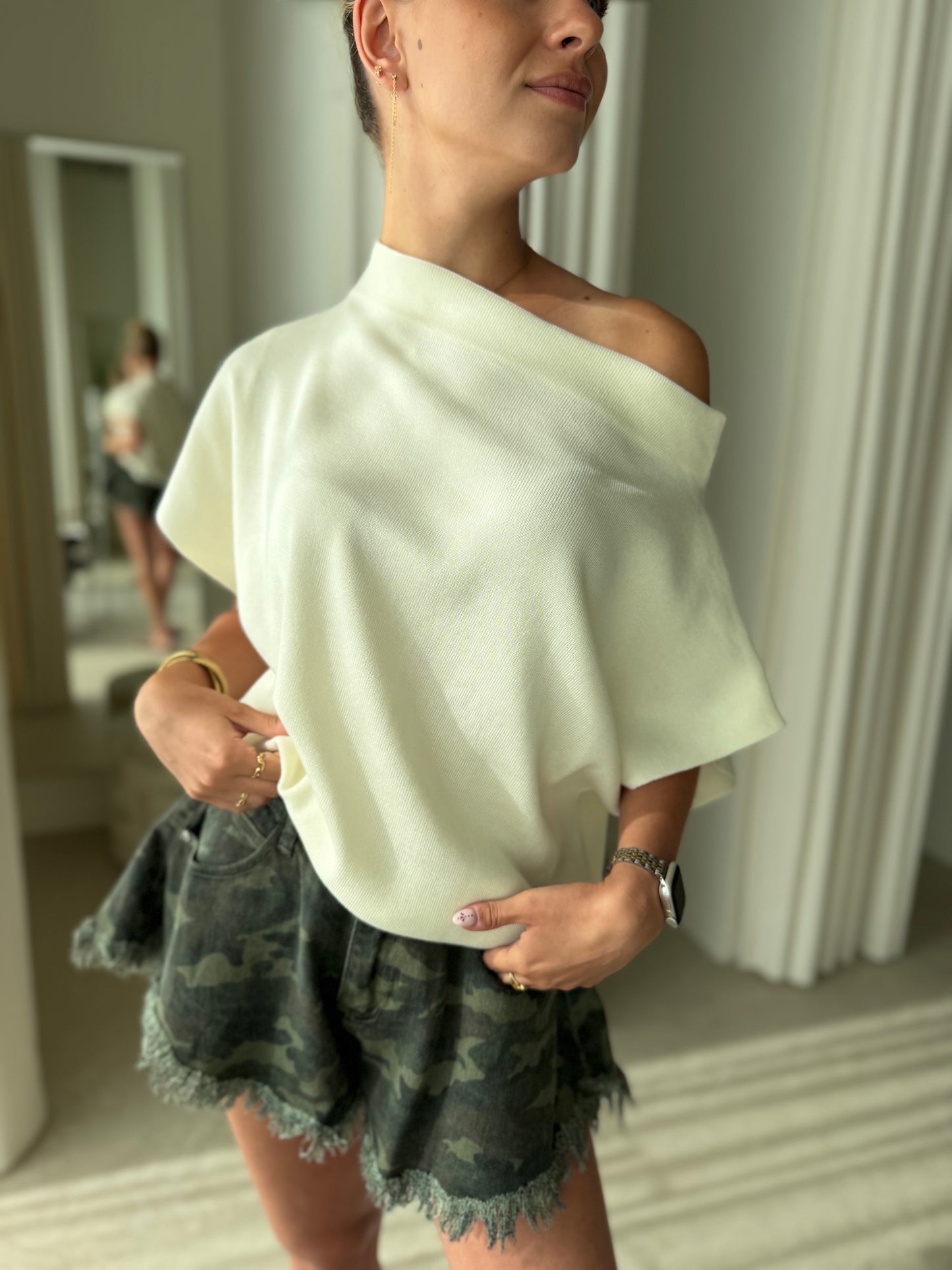 Short Ruffle - Khaki
