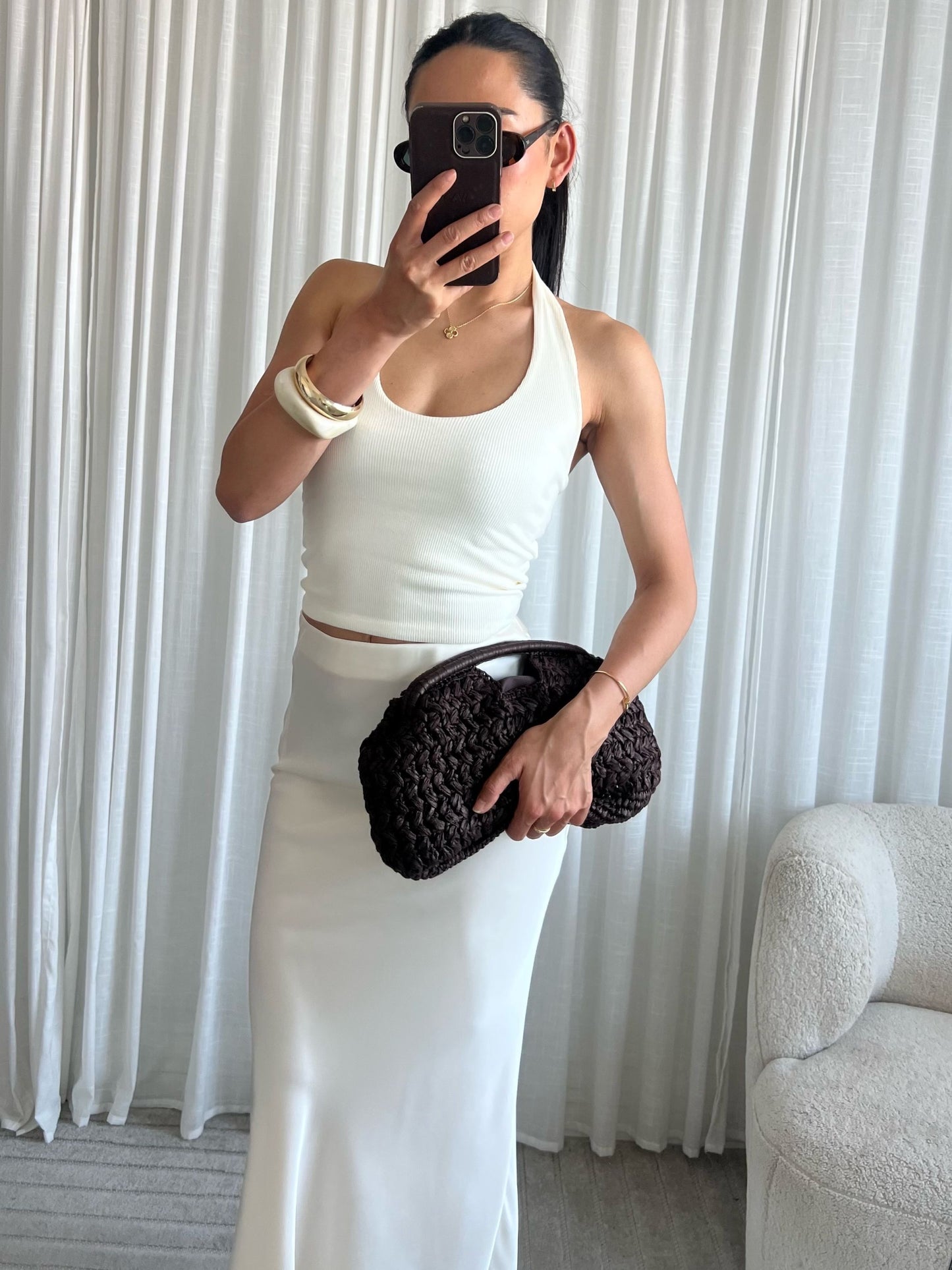 Halter Top - Ecru