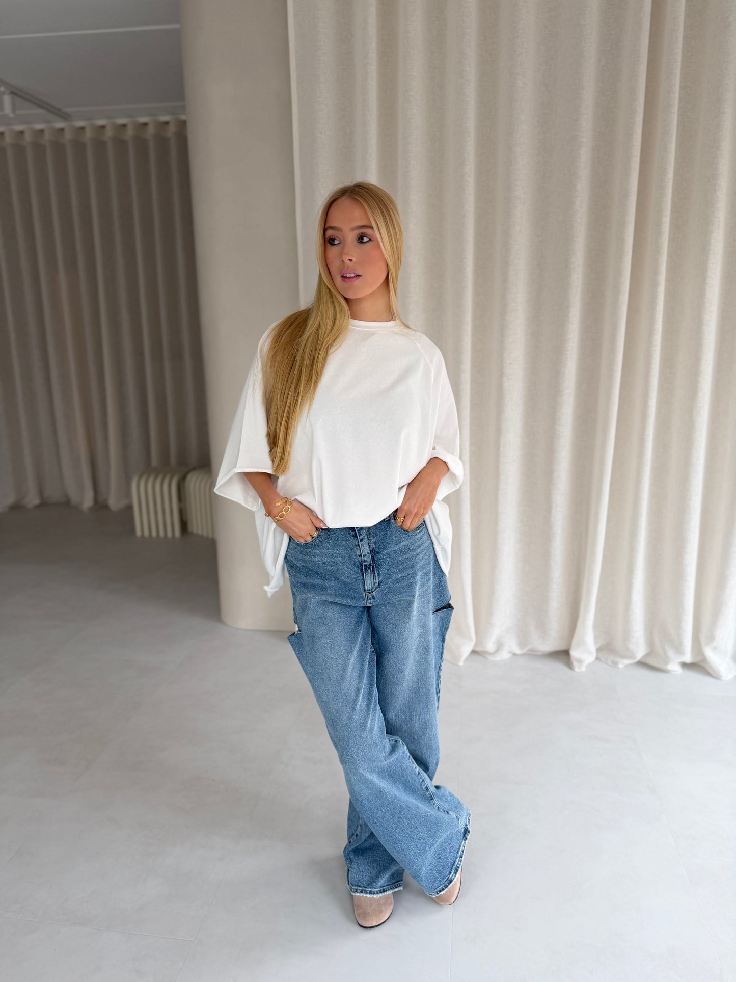 Shirt Oversized - Wit