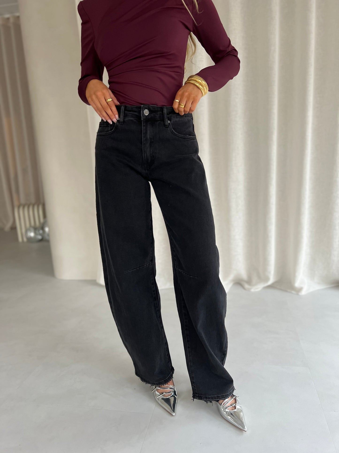 Jeans Balloon - Zwart