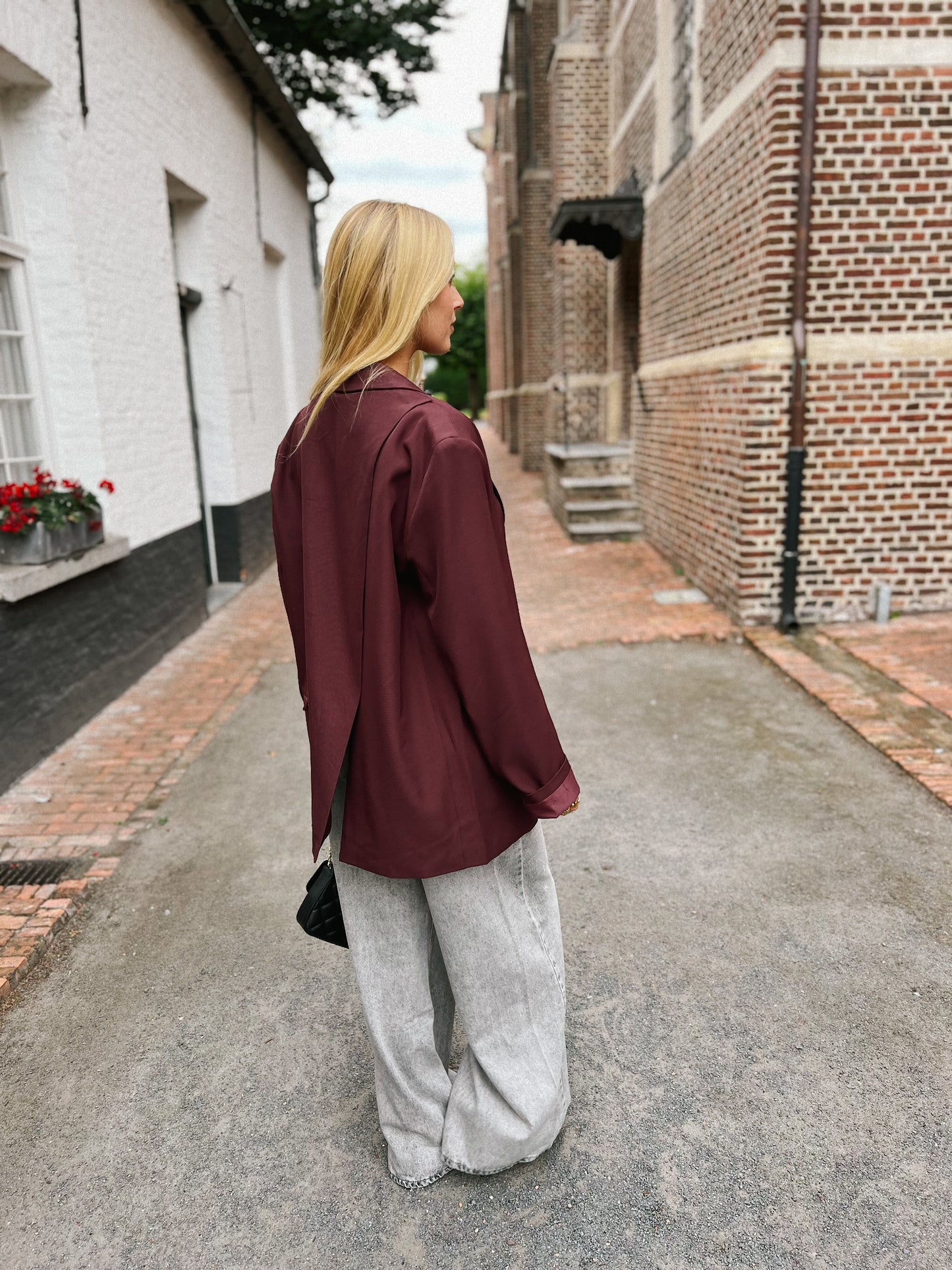 Blazer Split - Bordeaux