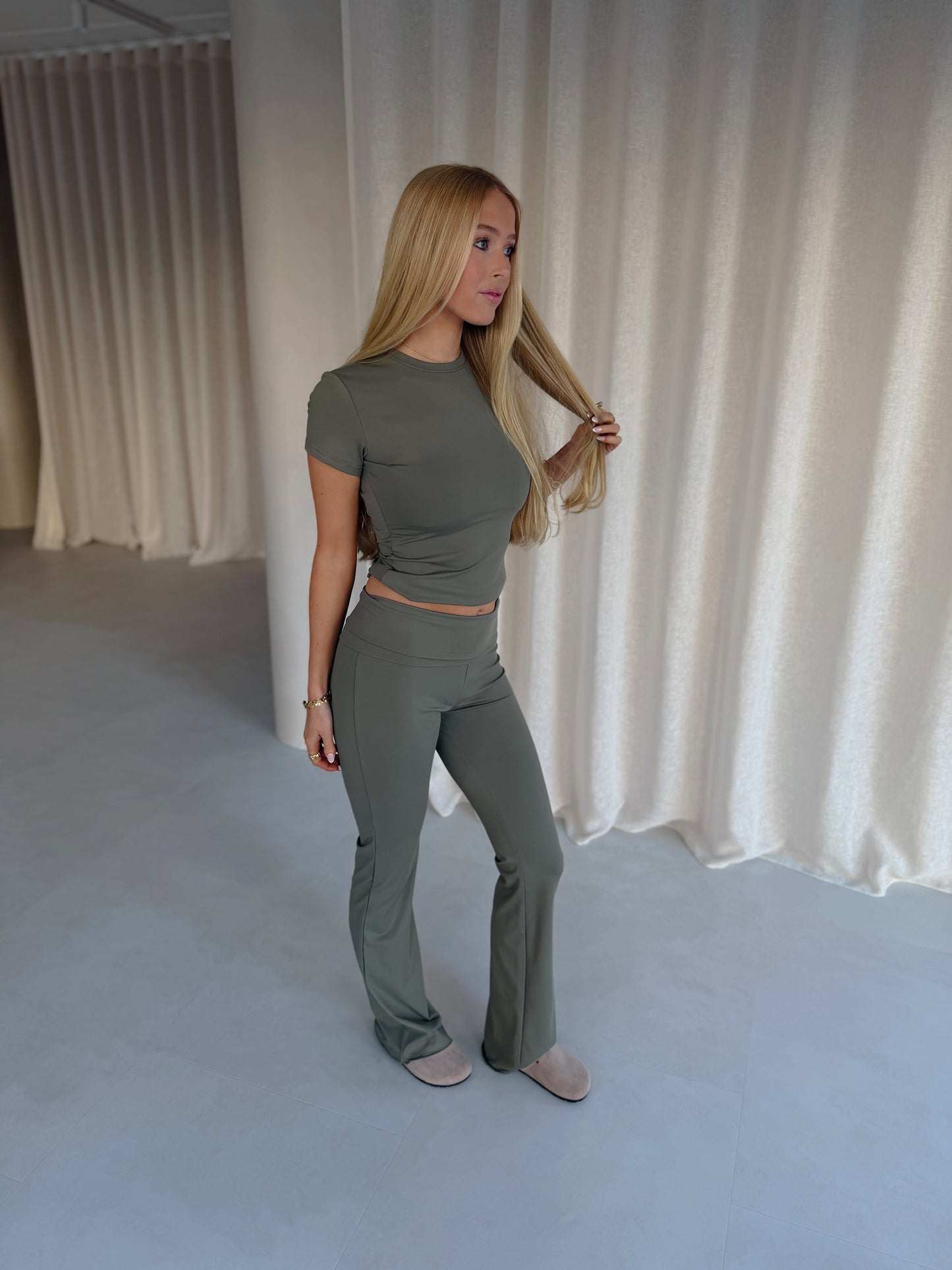 Broek Sina - Khaki