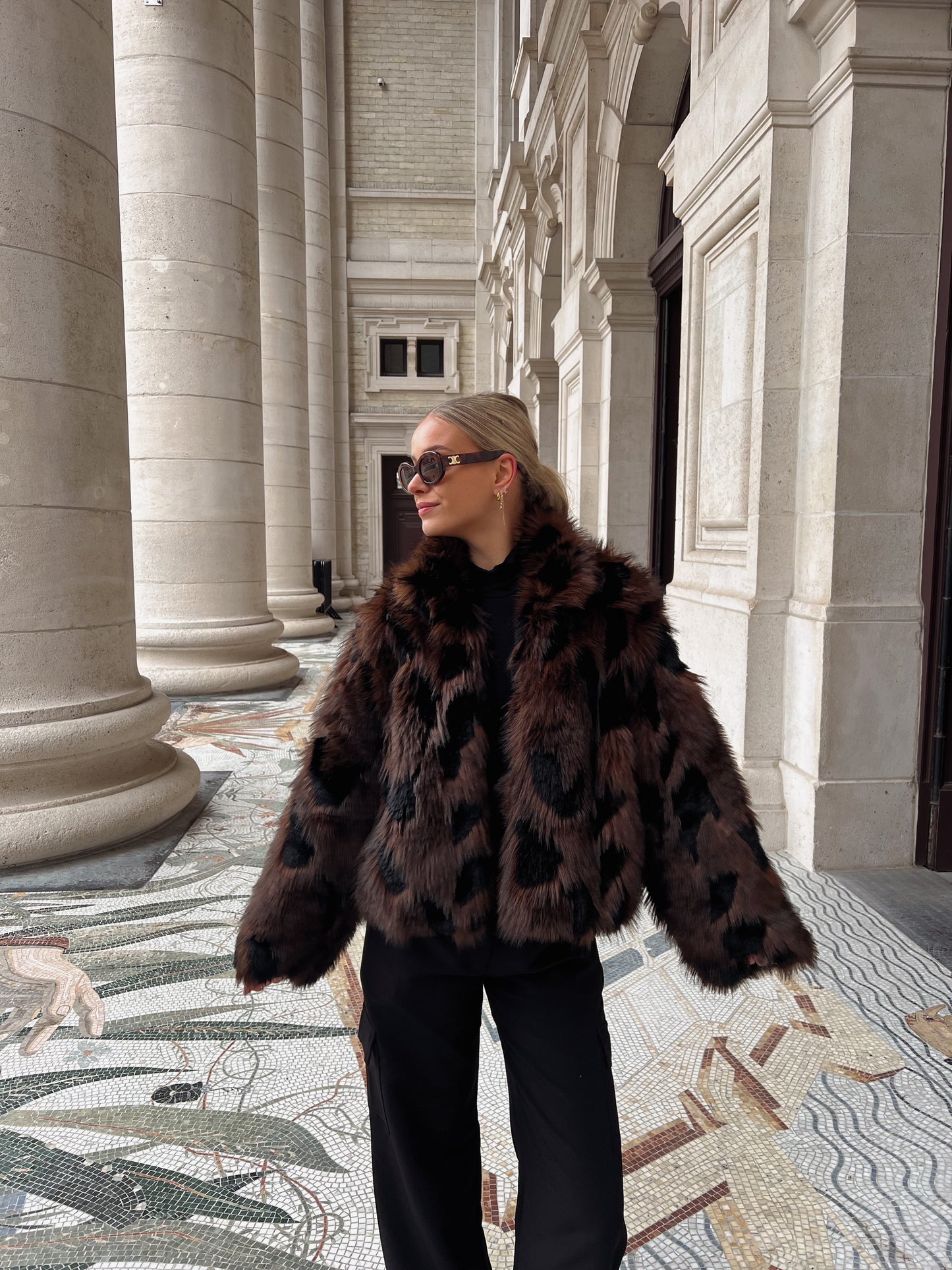 Jas Moranne - Bruin/zwart