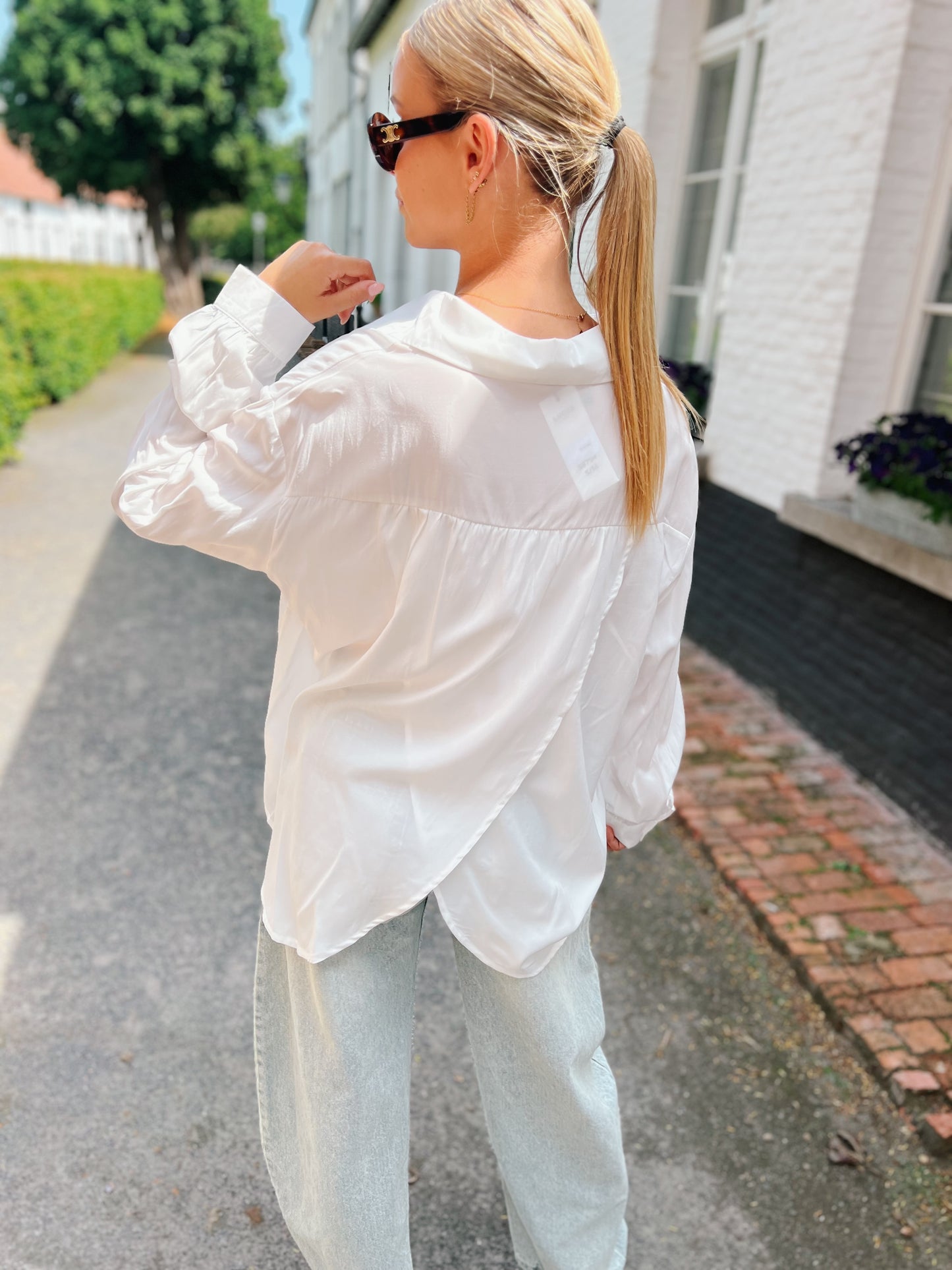 Blouse Split - Wit