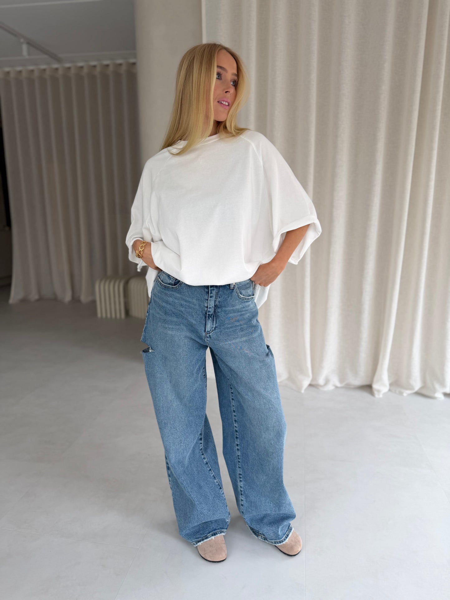 Shirt Oversized - Wit