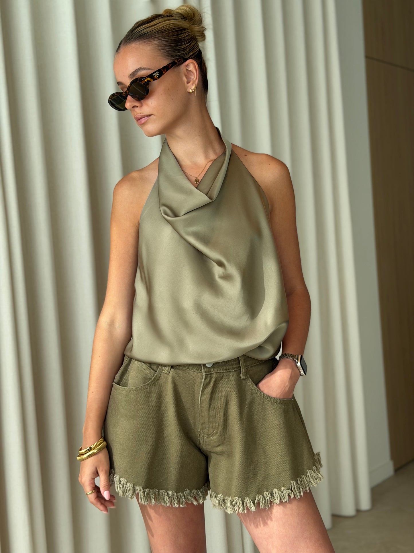 Top Luka - Khaki