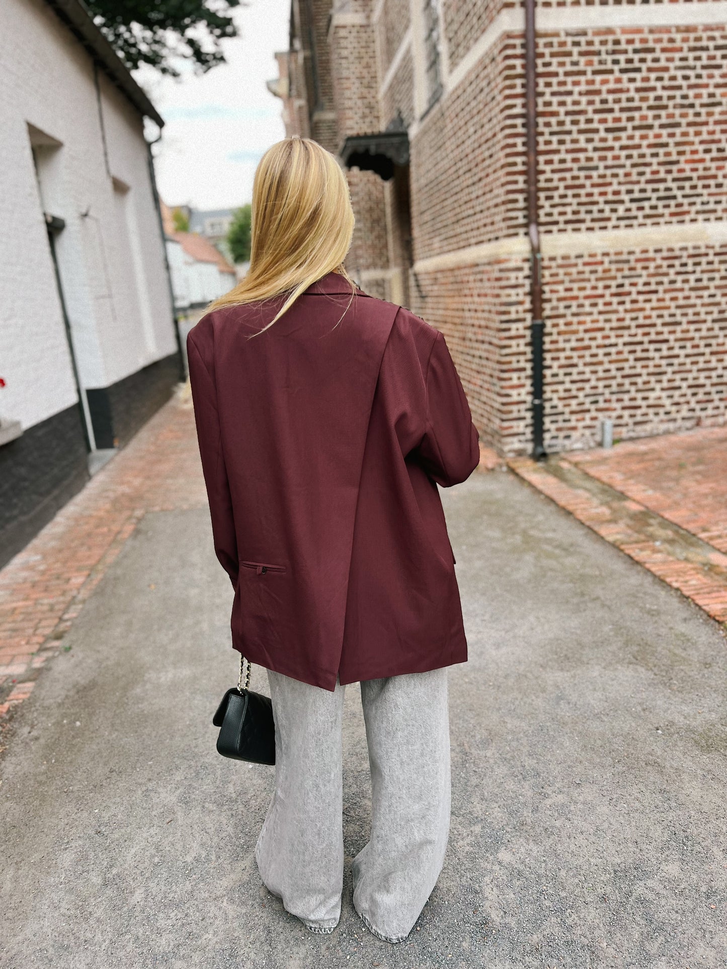 Blazer Split - Bordeaux