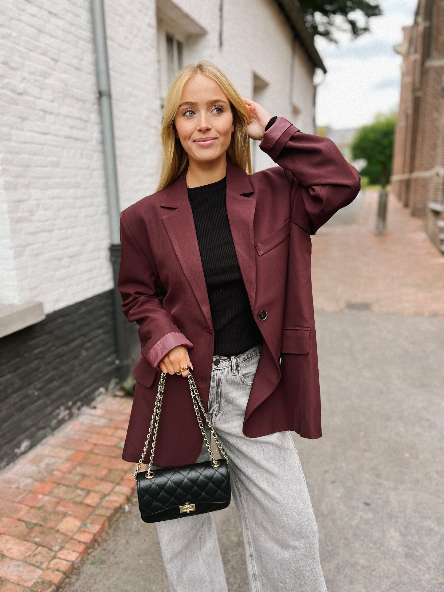 Blazer Split - Bordeaux