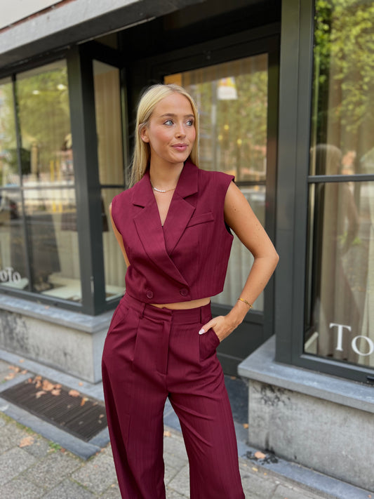 Gilet Nori - Bordeaux