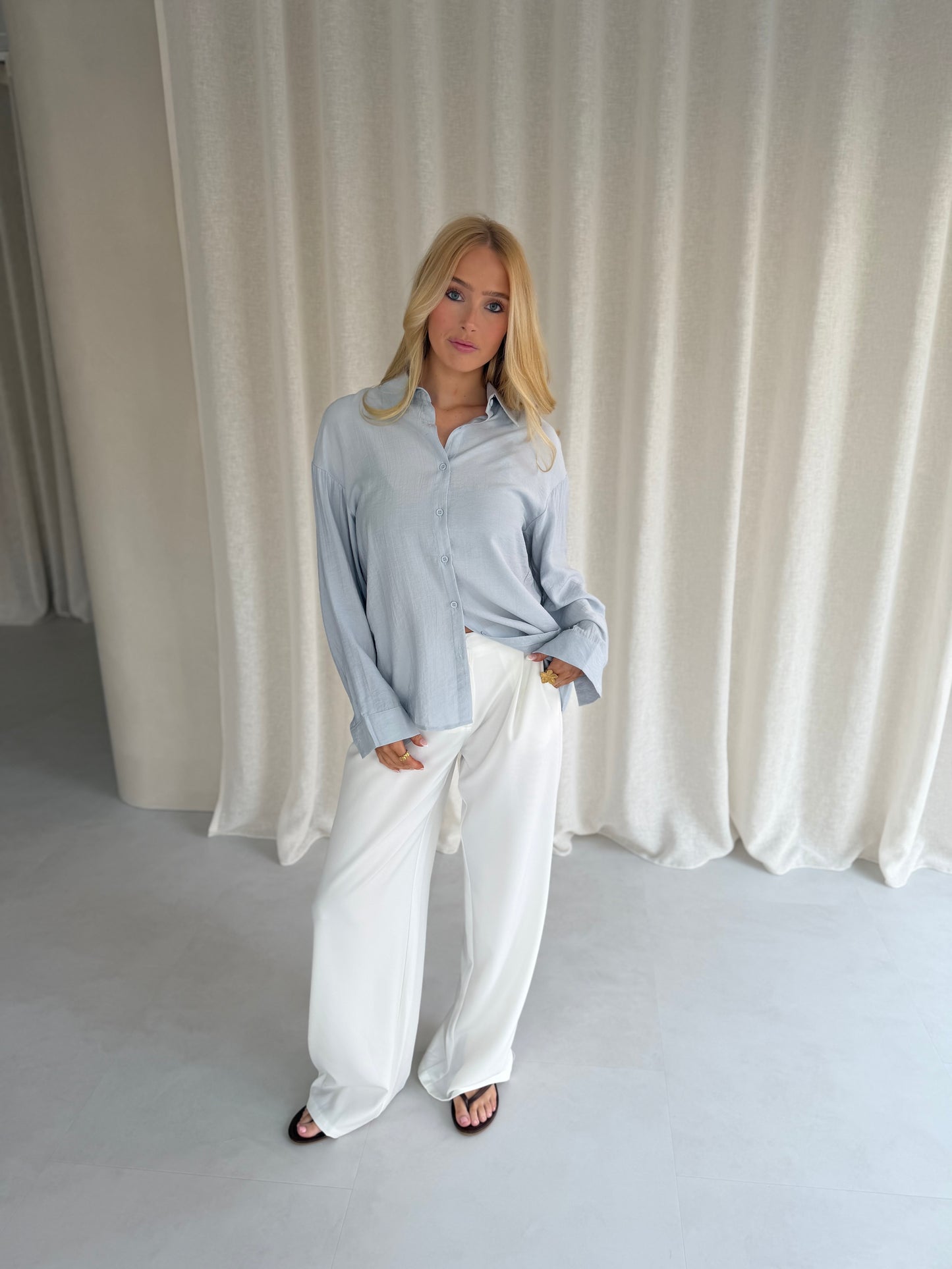 Blouse Liv - Lichtblauw