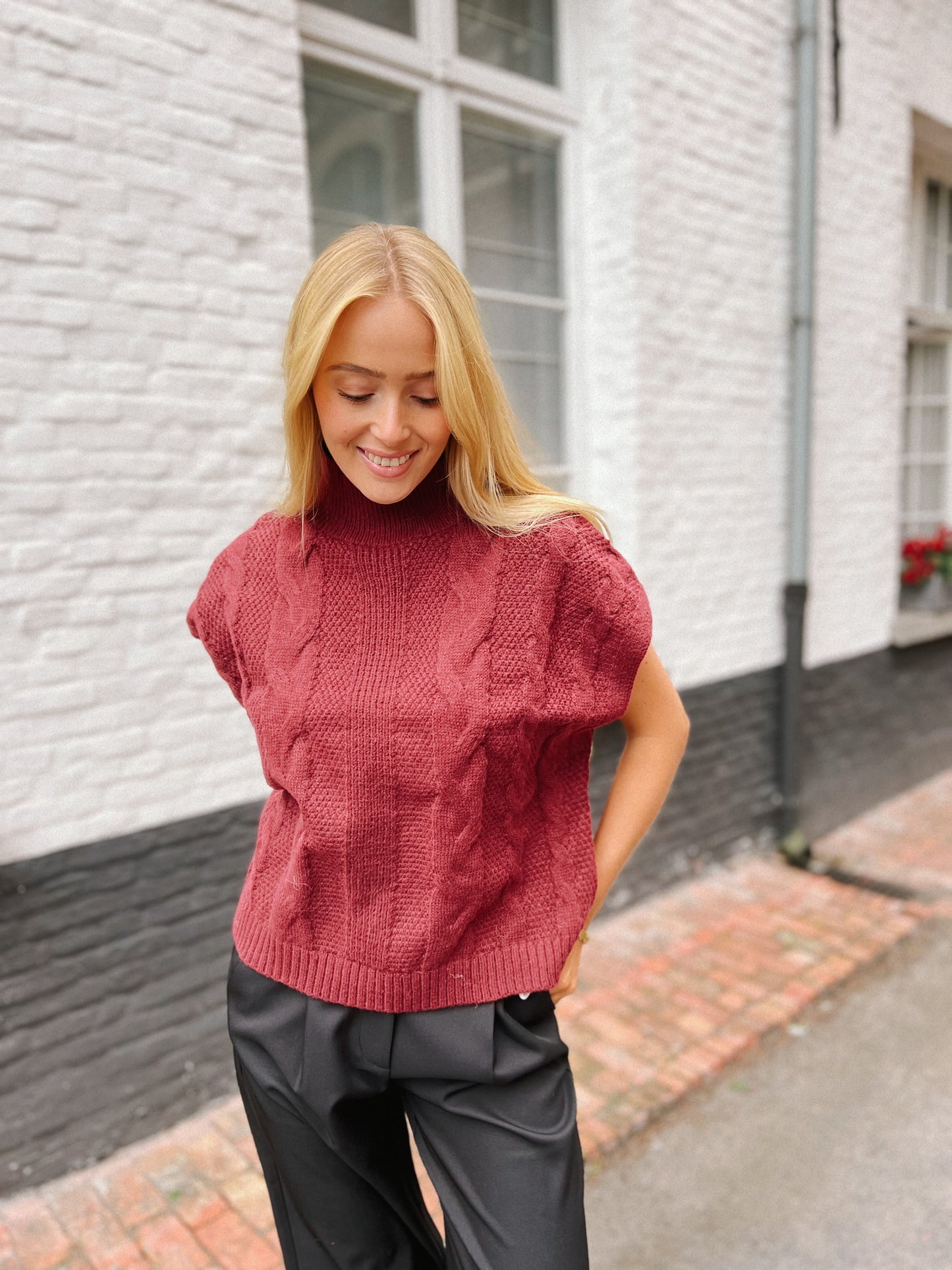 Knit Zoë - Bordeaux