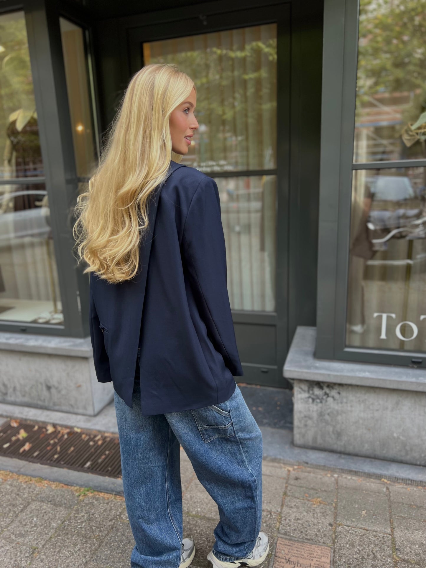 Blazer Split - Navy