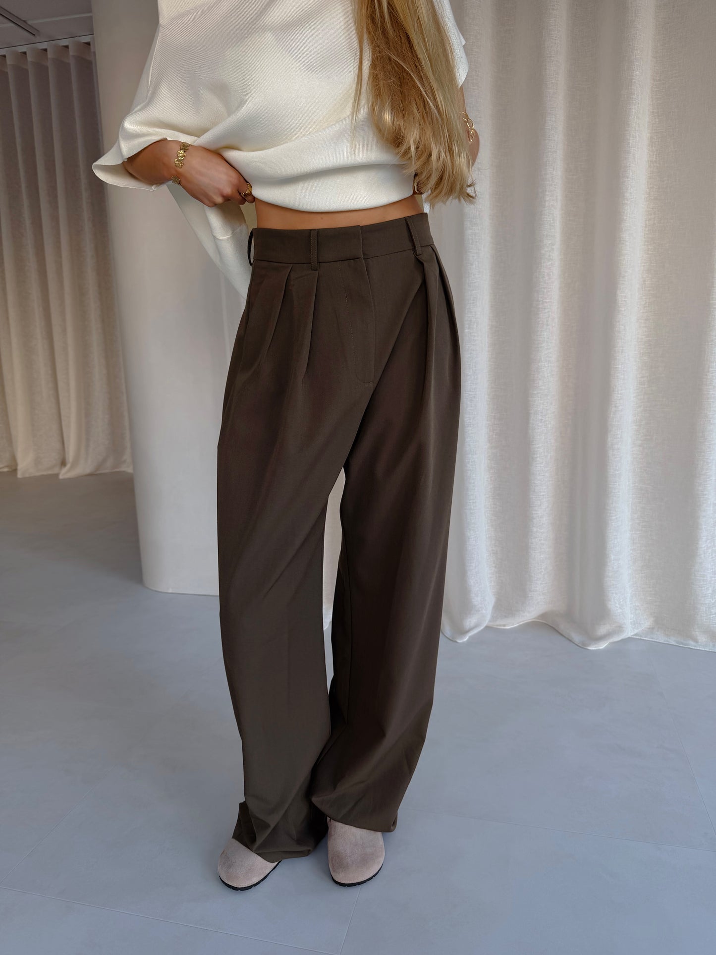 Broek Saar - Khaki