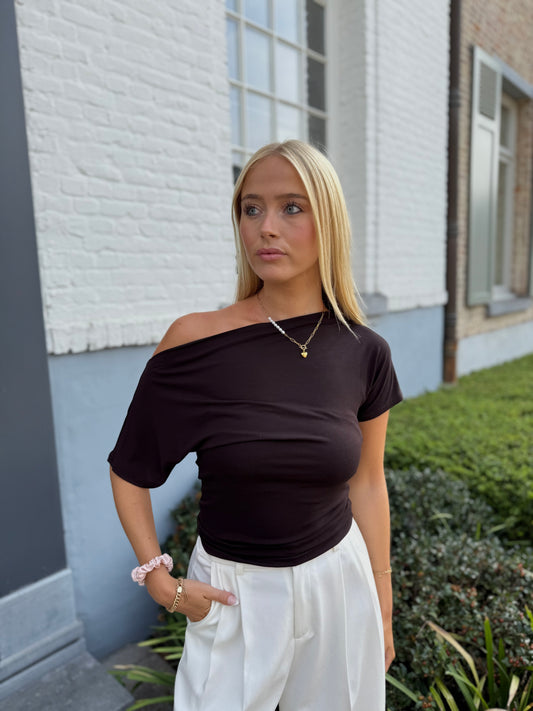 Shirt Off Shoulder - Bruin
