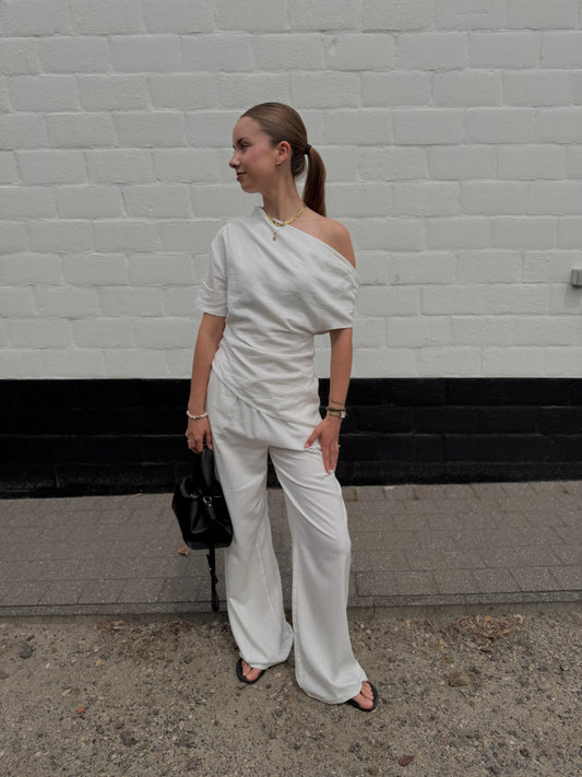 Broek Linnen Sofie - Wit