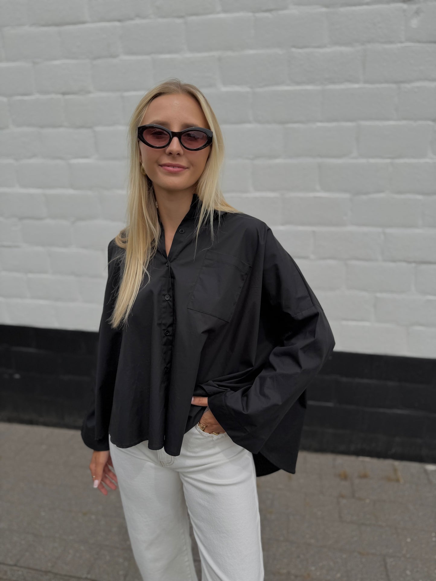 Blouse Emilia - Zwart