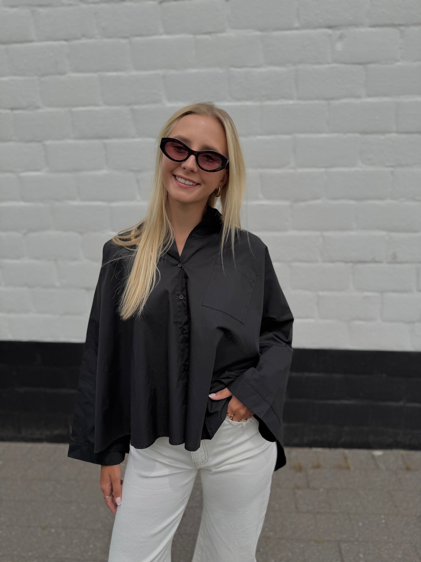 Blouse Emilia - Zwart